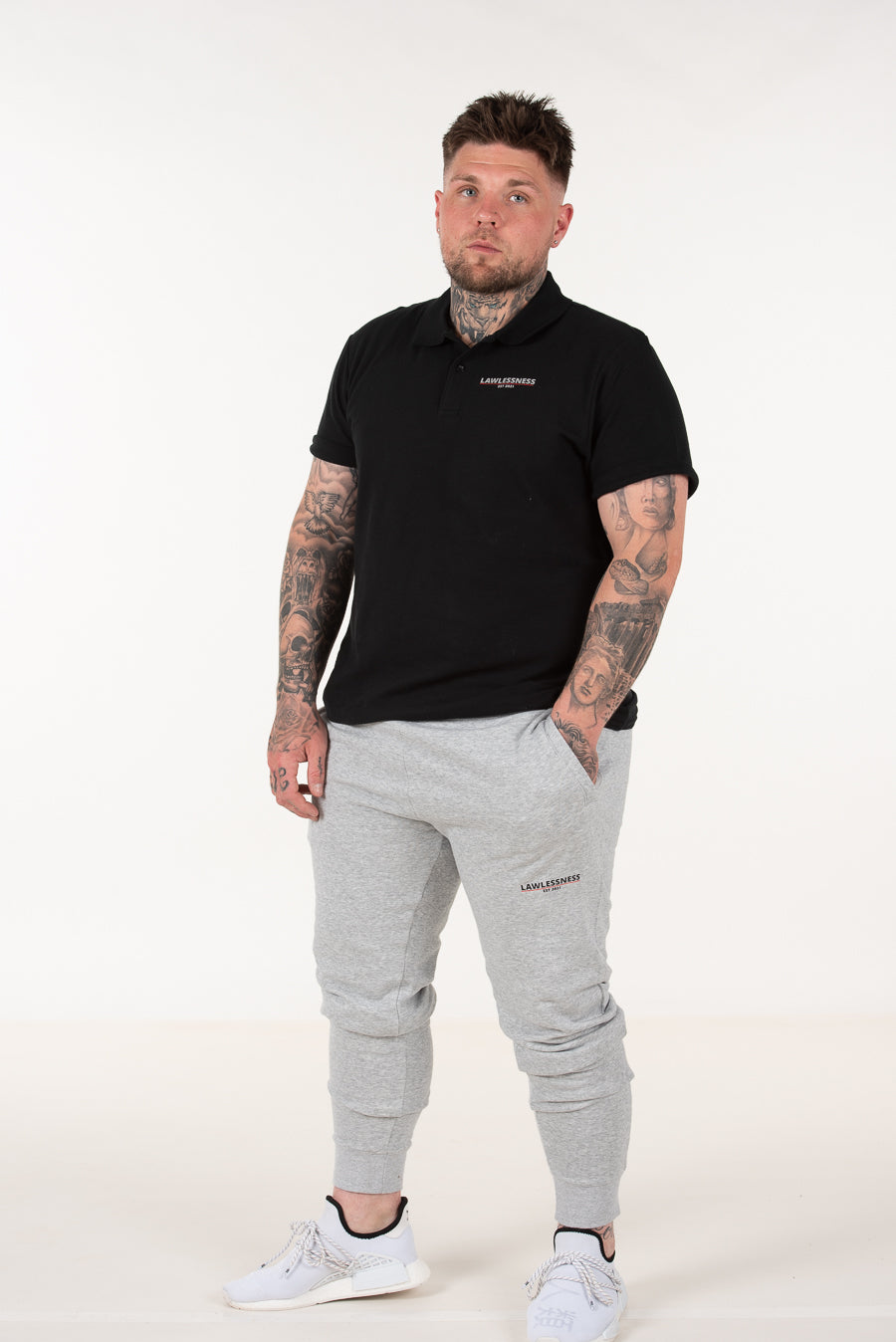 Men's Black Polo