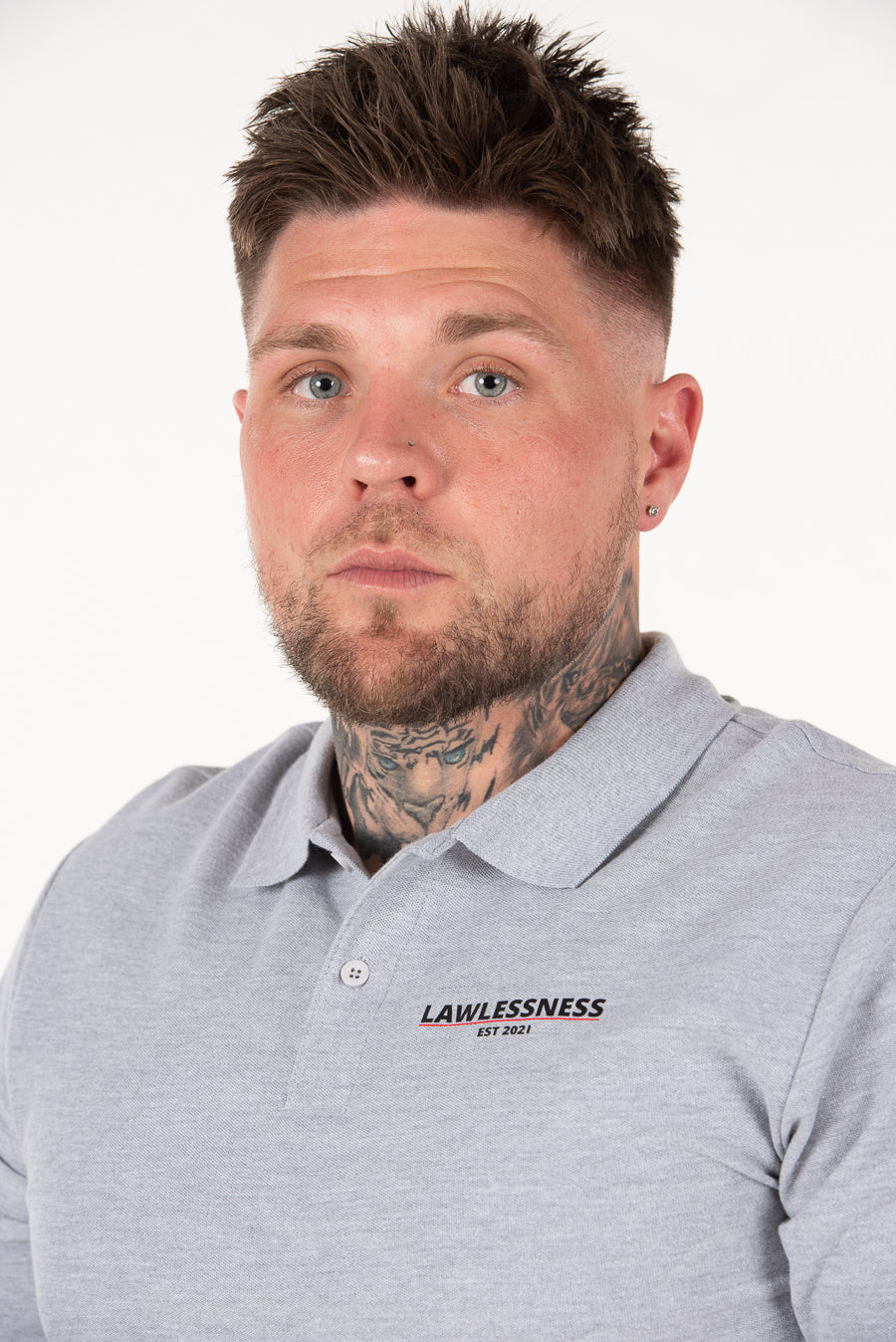 Men's Grey Polo