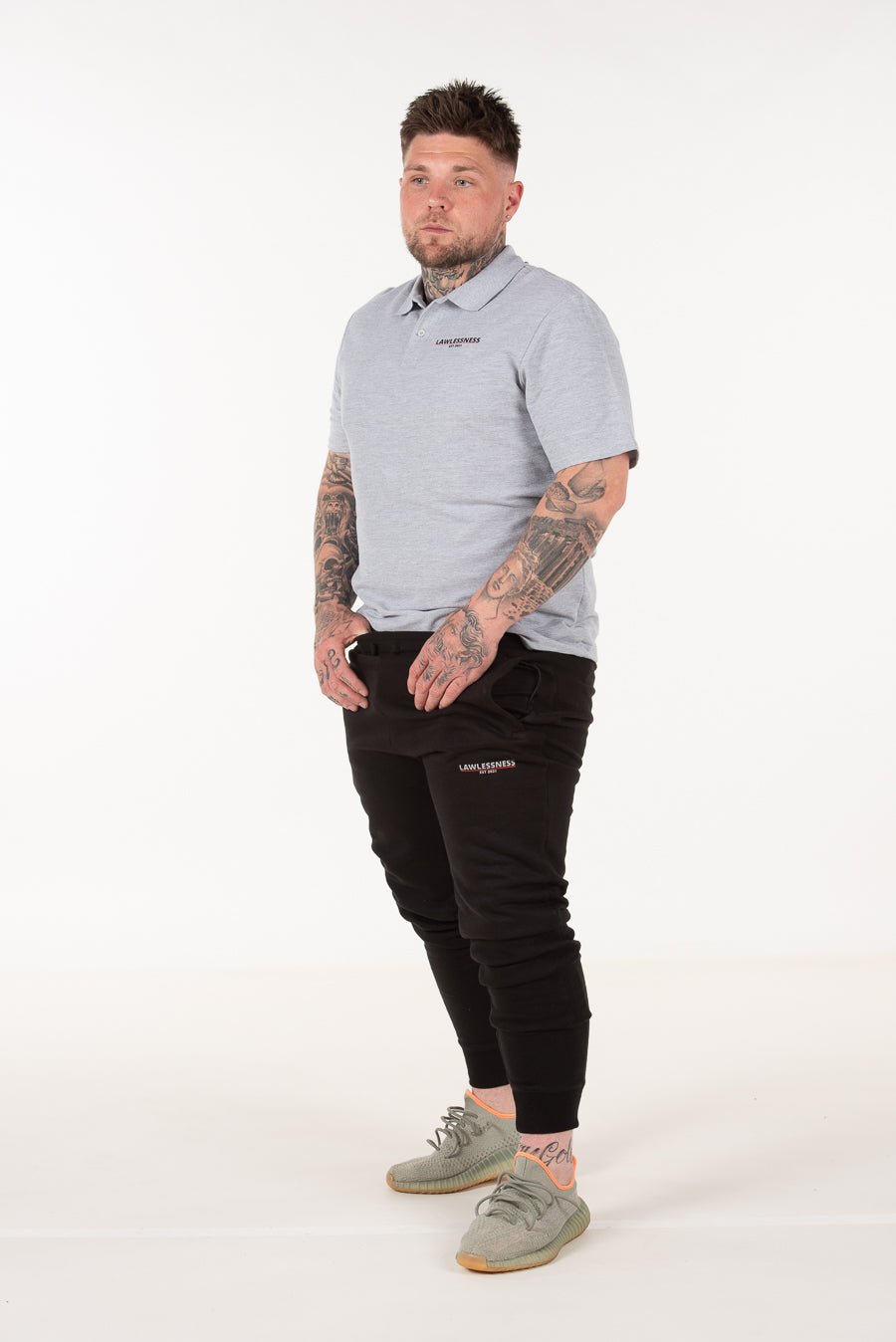 Men's Grey Polo