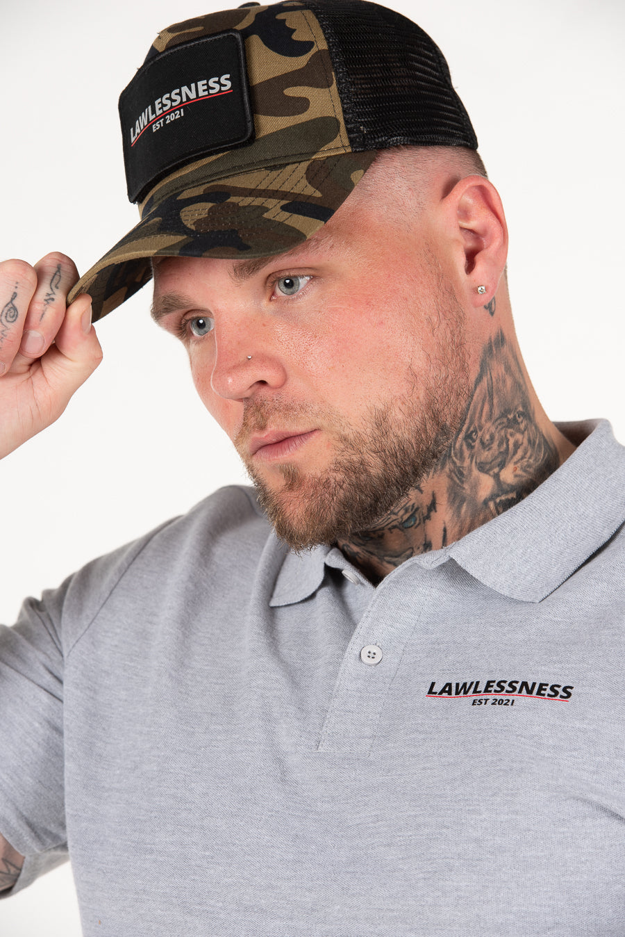 Men's Grey Polo