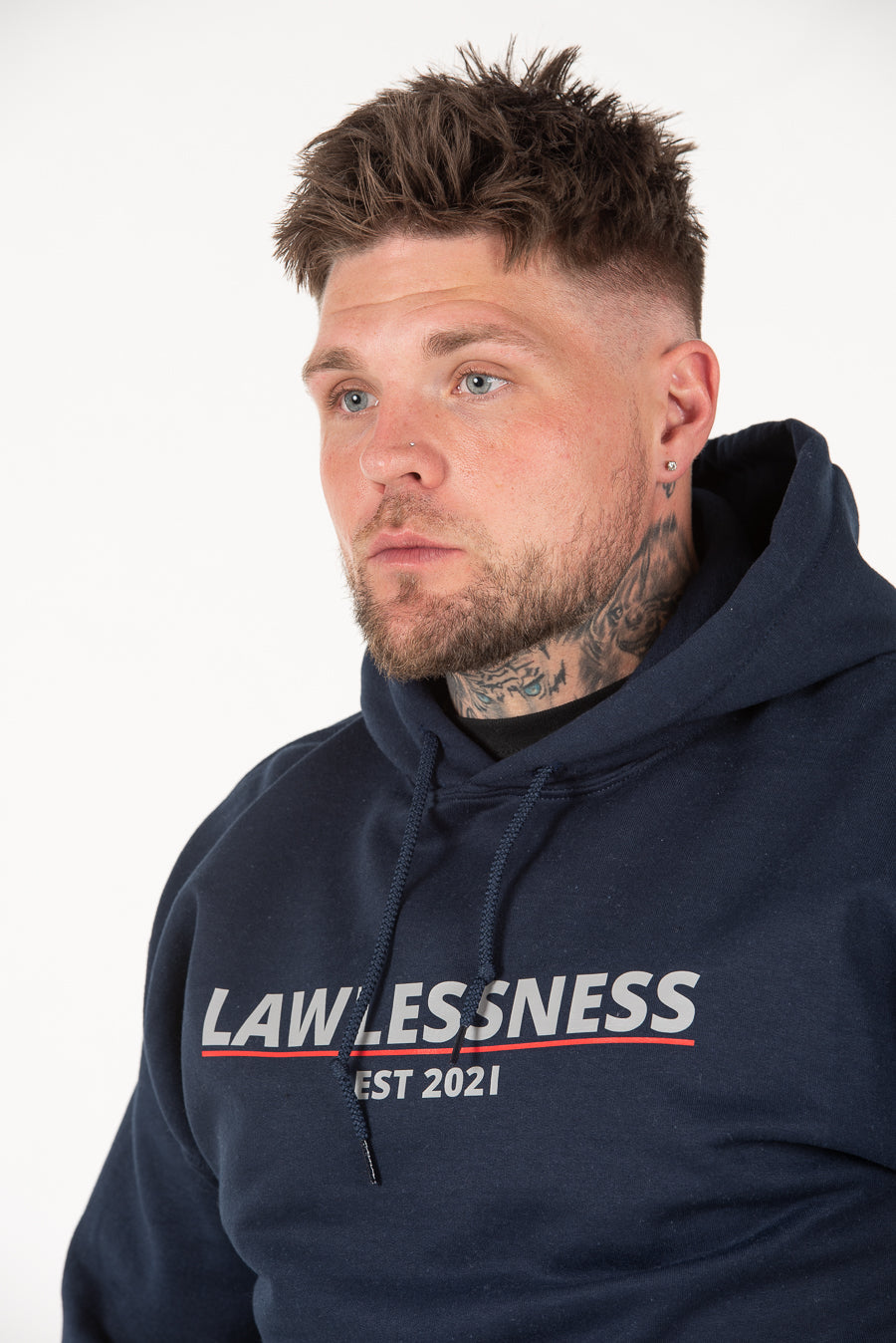 Men's Navy Classic Hoodie