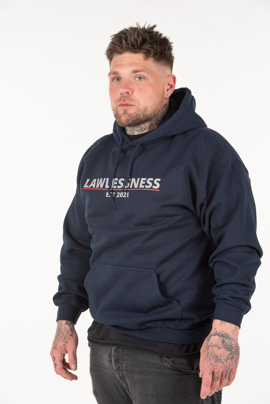 Men's Navy Classic Hoodie