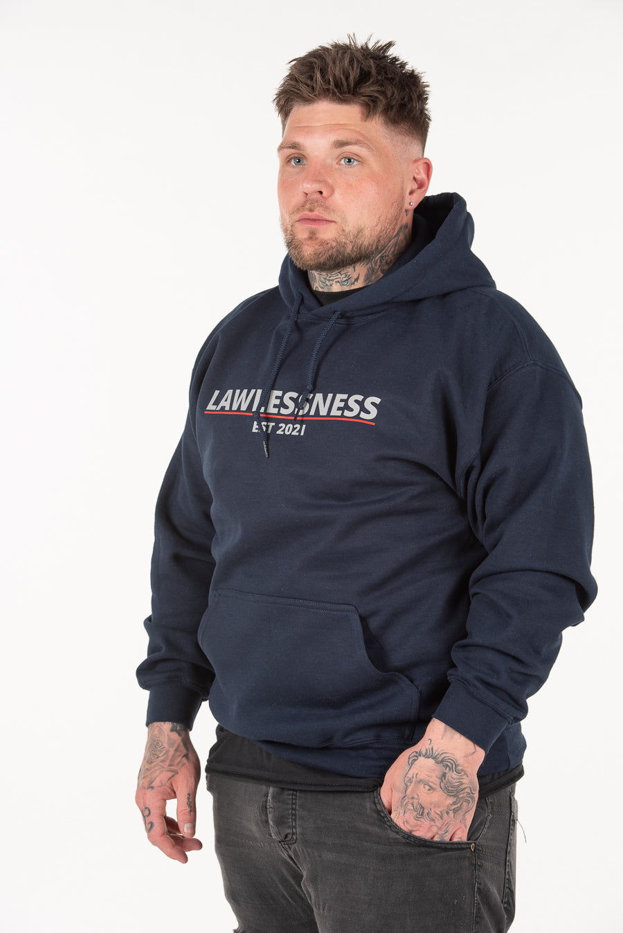Men's Navy Classic Hoodie