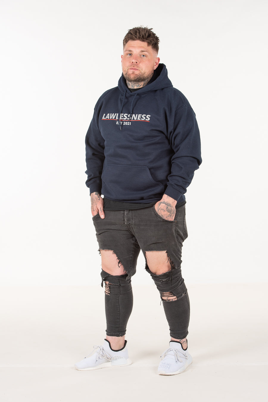 Men's Navy Classic Hoodie
