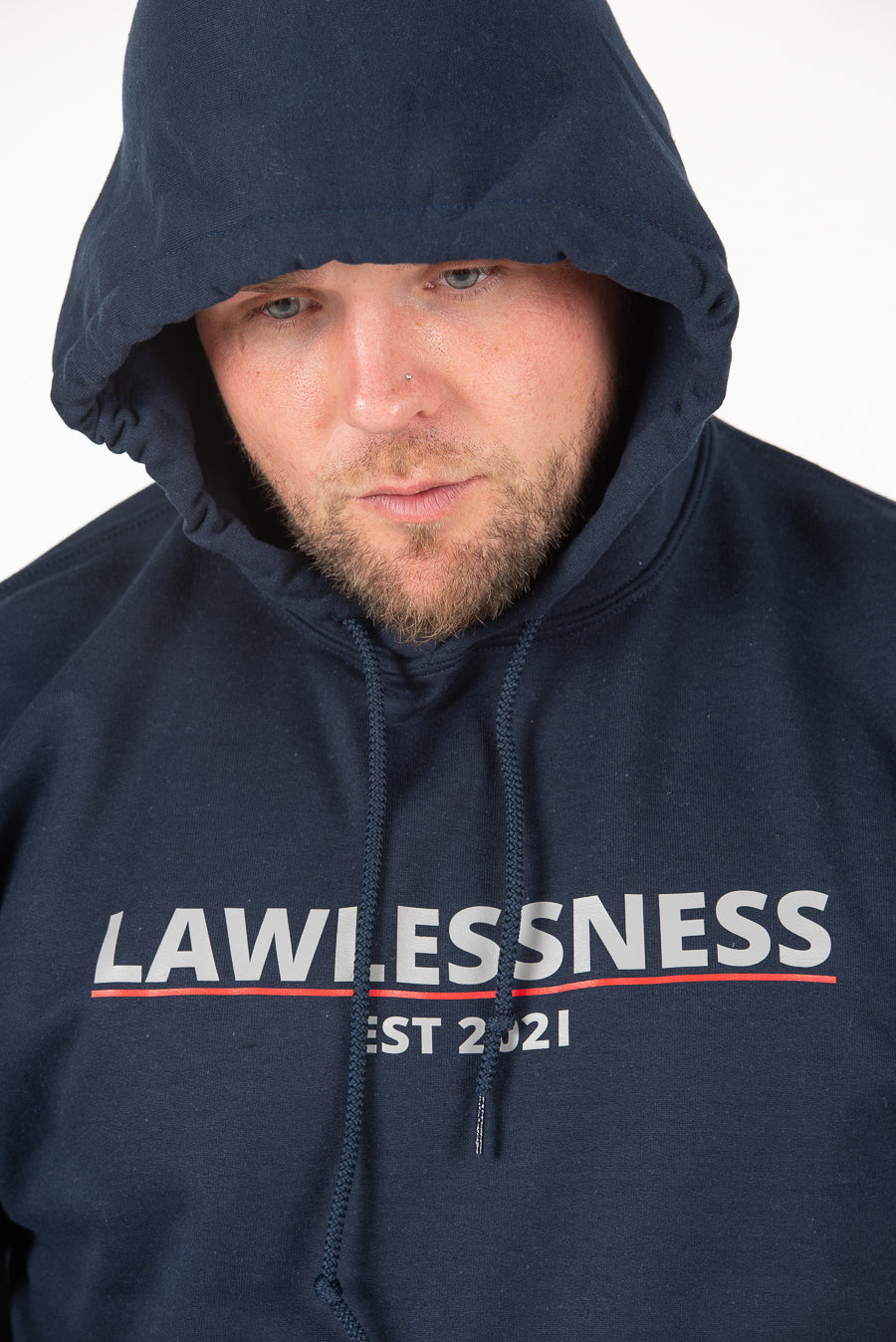 Men's Navy Classic Hoodie